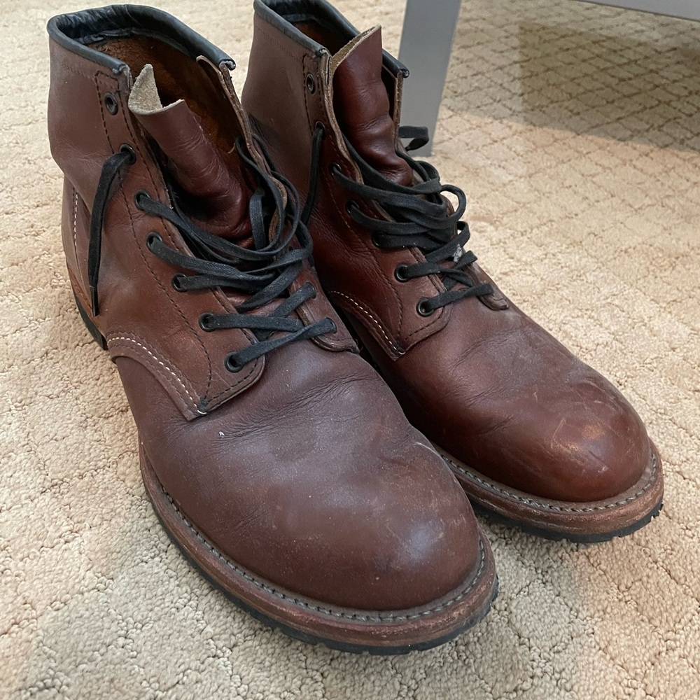 Red Wing shoes boots red
